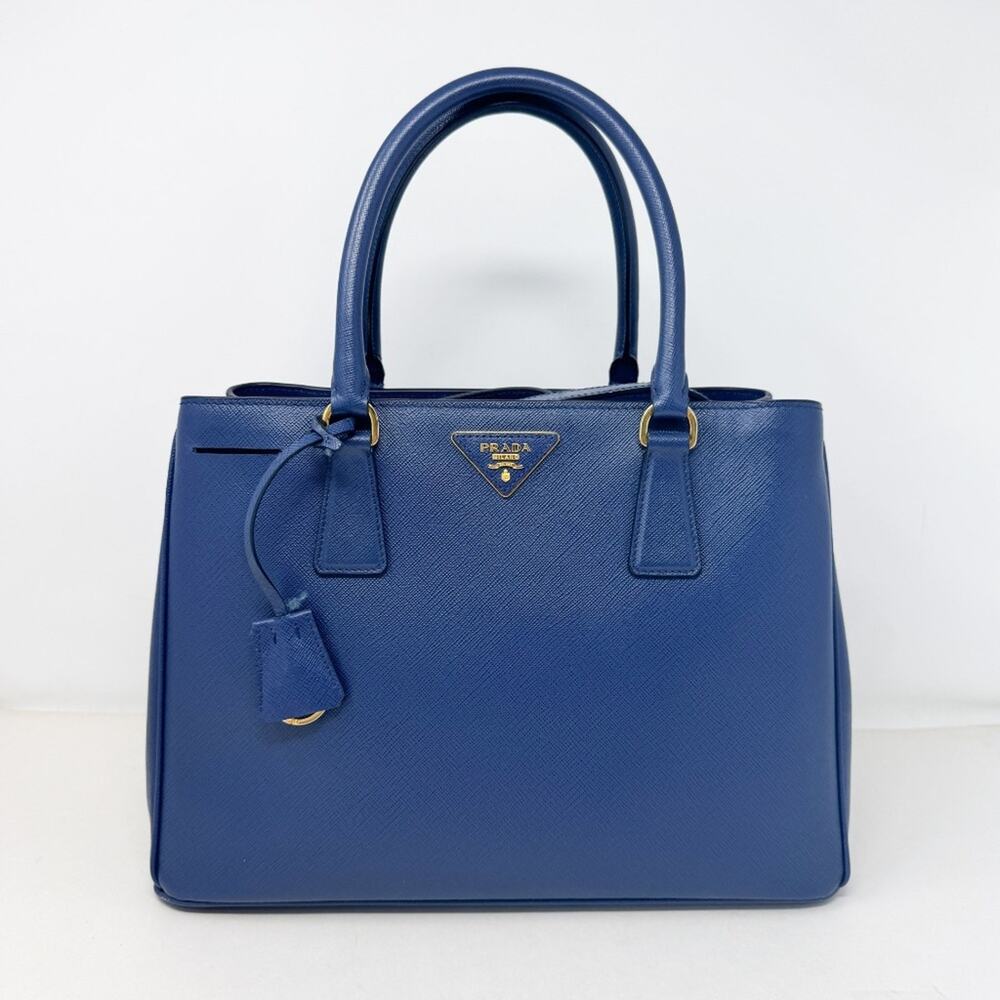 Prada Blue Galleria Saffiano Tote